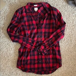 Women’s Jcrew ‘boy fit’ flannel